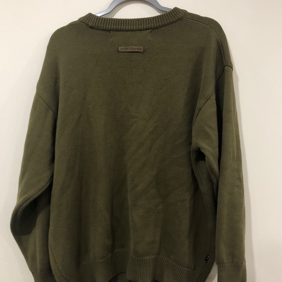 Oversized & Indie Green Sweater - Picture 3 of 4